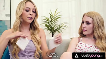 Preview 1 of Mainin Memek Istri Lagi Tidur - Pretty Lily Larimar Comforts Her Bestie With Sex After Discovering She Wasn&#039_t Accepted To
