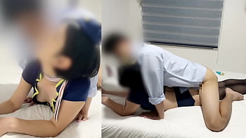Preview 3 of Tushy Xxx Com 2018 New - 【スチュワーデスの中イキ】「変態CAめ！」お客様と淫語セックス