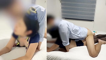 Preview 4 of Tushy Xxx Com 2018 New - 【スチュワーデスの中イキ】「変態CAめ！」お客様と淫語セックス