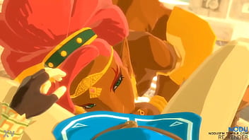 Preview 4 of In House White - Urbosa fucks Link