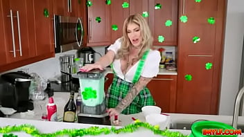 Preview 1 of Germane Fuck - Mar ,  2021 Tasting Her Shamrock Milkshake0.mp4