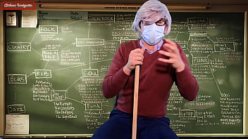 Preview 1 of Hot House Wife Forse Her Sarvent - Profesora nueva se folla a Profesor anciano para subir de rango en el sal&oacute_n de clases