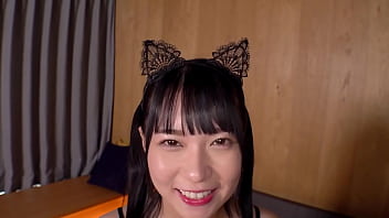 Preview 1 of Dmow 51 - もえか(18)/優秀頭●で会得した凄エロテク使いの才色兼備おスケベお嬢様J 黒猫ランジェリーにお着替え完了 Part2