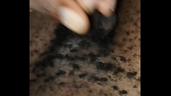 Preview 3 of Fidio Sek Anak Sma Malang - Hairy Kenyan twink vigorously stroking his hard dick. Part 2