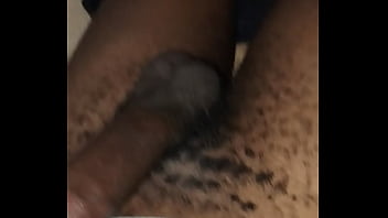 Preview 4 of Fidio Sek Anak Sma Malang - Hairy Kenyan twink vigorously stroking his hard dick. Part 2
