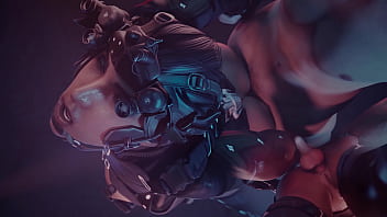 Preview 3 of Porn Videis - kali rainbow six fucking big dick in ass position sex