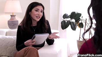 Preview 1 of Tarzan Fuck Hard Jane - Journalist Jane Wilde having a threesome sesh with Aften Opal and her trans partner Zariah Aura