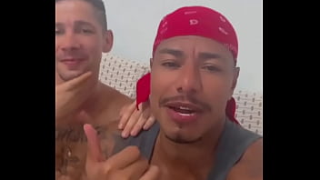 Preview 2 of Mesim Diwarnet - Giving it to my friend on all fours Riu Melo and Magno Moreno
