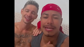 Preview 1 of Mesim Diwarnet - Giving it to my friend on all fours Riu Melo and Magno Moreno