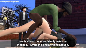 Preview 1 of Ariana Marey - Cuckold Husband Shares Wife in a Homeless Shelter - DDSims