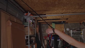 Preview 1 of Daddy Dda - Russian cutie slut tied up and fisted in the garage