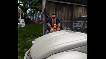 Preview 3 of Granny Strip Cam - cam heyward fucks neighbor&#039_s wife in garage