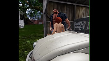 Preview 4 of Granny Strip Cam - cam heyward fucks neighbor&#039_s wife in garage