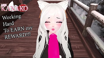 Preview 3 of 2 18wwwxxx - CATGIRL gives SLOPPY BJ for a very GOOD BOY!!! WEARING HOODIE BJ!!!!