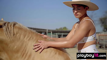 Preview 2 of Big Lond And Speed Sex Video - Super sexy naked latina muse Mia Valentine introducing her big natural tits