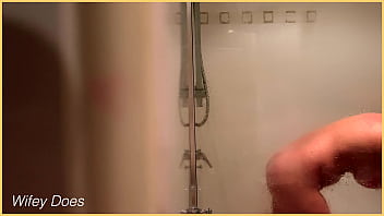 Preview 2 of Jule Cash Facesitting - Catch this smoking hot wife in the shower