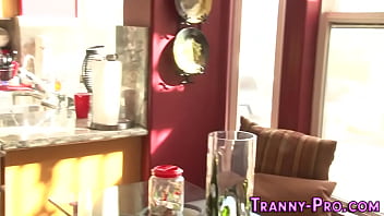Preview 1 of Young Justice Porn - Trans slut pounding guys ass