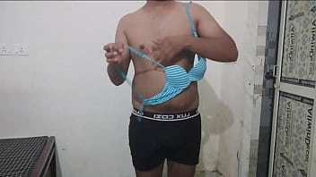 Preview 1 of Pakistni Molvi Scandal Xxx - Desisaarabhabhi - Indian step sister saw his step brother red handed to use her bra and educate how to sex