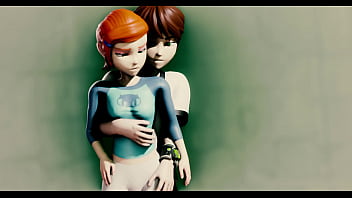 Preview 3 of Analy Shawer - Ben10-Gwen hidden fun