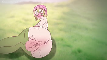 Preview 1 of Anti Telugu Xxx - Mitsuri seduces with her huge pussy ! Porn demon slayer Hentai ( cartoon 2d ) anime