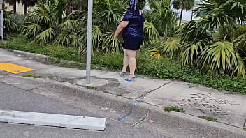 Preview 1 of Is Wary Rai - Hijab Muslim Milf let stranger at the bus stop cum twice on her big meaty pussy lips (public outdoor) BBW SSBBW