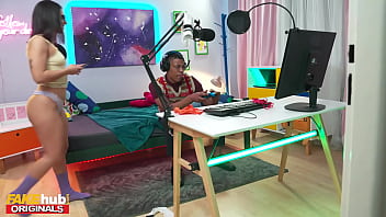 Preview 1 of Indian Xxx Vedio Sax - FAKEhub - Latina college girl wearing buttplug wants her ass fucked by video game nerd