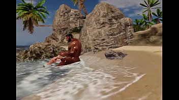 Preview 2 of Agatha Nacida Para Follar - huge hunk cam heyward fucking a beach bimbo