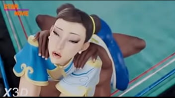 Preview 2 of Italian Pig - Chun Li get BBC inside the ring