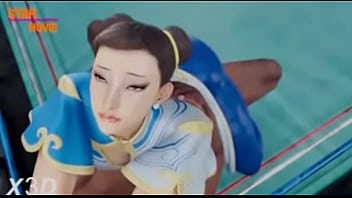 Preview 1 of Italian Pig - Chun Li get BBC inside the ring