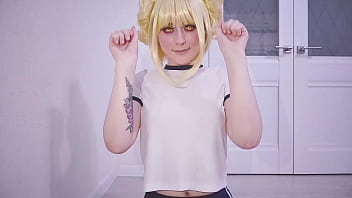Preview 1 of Moms Bbc Gangbang - MY HERO ACADEMIA: Horny Toga Himiko teases you with her sexy feet,  plays with cum and squirts