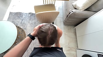 Preview 2 of School Xxx Witch - Fucked a slender fitness babe after the gym and splashed her body with my cum