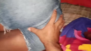 Preview 1 of New Xxx Svideos Hot Yoga 2018 - Bbw crente da bunda grande deixa seu entiado foder sua buceta gostosa achando que era o marido
