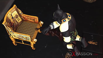 Preview 3 of Teen Sex Ssri Sex - Anubis fucks a young egyptian slave in his temple