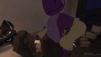 Preview 3 of Anzali Piriya - Plushy putting a litter in his Hyena friend