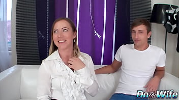 Preview 1 of Dusty Xxx - Shameless Wife Bibi Fox Fucks a Stranger While Sad Hubby Watches