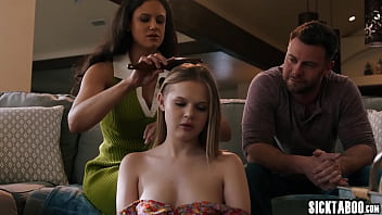 Preview 2 of Acara Tv Show - Sexy teens Coco Lovelock family fantasy but big tits MILFs Penny Barber sex fantasy so MILFs husband Seth Gamble enjoyed wet pussy