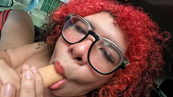 Preview 3 of Nubile Niece Creampie Play - A transexual BBW fazendo loucuras no carro na rua - Sofie Lollipop