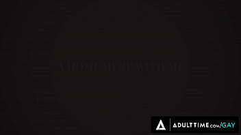 Preview 1 of Tez Man - ADULT TIME - Upset Twink Cyrus Stark &amp_ Hunk Older Boyfriend Caden Jackson Have Anal Swap Sex! FACIAL