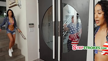 Preview 1 of Wapking Movies - Stepsisters Turn Photography Session Into Threesome - StepStrokes