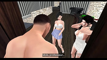 Preview 3 of Xxx Indan 2011 - Ma professeure chaude est excit&eacute_e avec ma copine et moi
