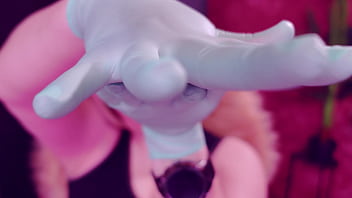 Preview 2 of Dp Pollas - ASMR with nitrile nurse gloves fetish. Arya Grander