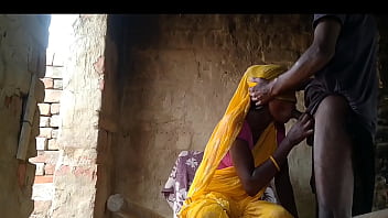 Preview 2 of Barrely Regal - Desi Indian wife husband hard fuck yellow sexy sharee