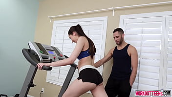 Preview 1 of Brazzers Black Girl In Gym - Kyra Rose Gets Warm Up and Fuck Hard