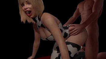 Preview 2 of Miya Khlalifa - MILF Cow Doggy Style Anal | 3D Porn