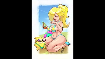 Preview 3 of Lazzy Body - Princess Rosalina Hentai Slideshow