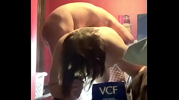 Preview 4 of Xxx Boy Andgirl - Big boobs facing video camera riding a huge dildo