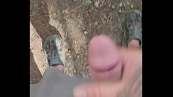 Preview 1 of Desi Sex Randi - Quick cum outside