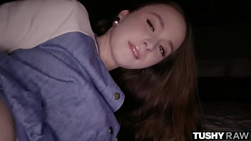 Preview 2 of Latina Kamila - TUSHYRAW Naughty hottie Hazel takes every inch up her ass