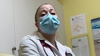Preview 4 of Lesbian Force A Girl In Bus - Bulge Buster Doctor Stares at Cock