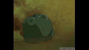 Preview 3 of Four Hand Prostata Massage - Green Berry FARTING VER by patchyeah